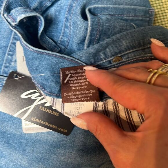 James Jeans Fly Boy Slim Trouser Jeans Sand Dry Wash Size 25 Made in USA - Picture 8 of 10